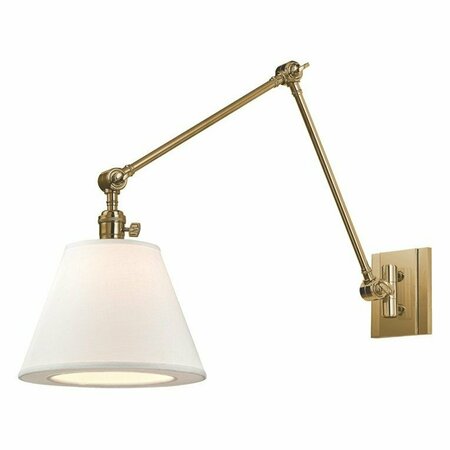 HUDSON VALLEY Hillsdale 34 Inch 1 Light Swing Arm Wall Sconce 6234-AGB